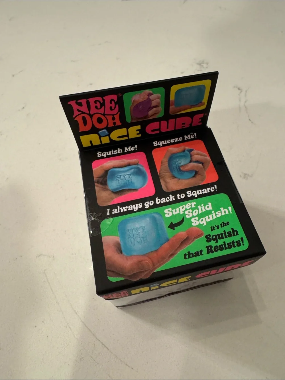Nee Doh Purple Super Solid Squish Toy